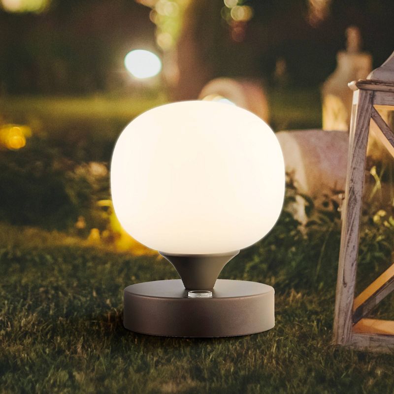 6.13" Owen Modern Minimalist Iron Rechargeable Integrated LED Table Lamp - JONATHAN Y, 4 of 10