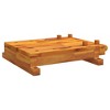 vidaXL Workbench Tabletop with Vice 20.5 in.x17.3 in.x3.7 in. Solid Wood Acacia - 2 of 4