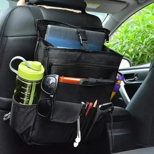 Updated Car Front Seat Organizer, Multi-Compartment Storage for Tablets, Laptops, Water Bottles, Fashion - 1 of 4