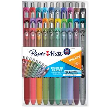 Gel Pens Medium Point .8mm 48/pkg-12 Each Glitter, Neon, Metallic & Swirl :  Target