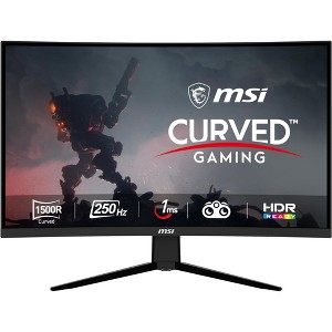 Refurbished: MSI G32C4X 32" FHD 250Hz VA Gaming Monitor, Black - Manufacturer Refurbished - 1 of 4