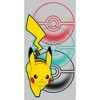 Juniors Womens Pokemon Pikachu Poke Balls T-Shirt - 2 of 4