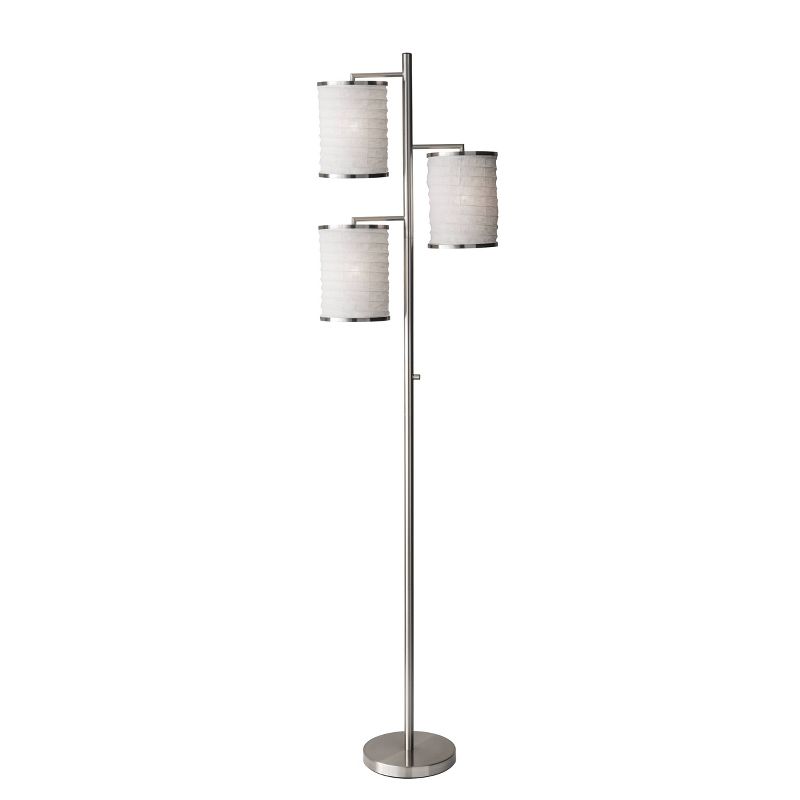 Bellows Tree Lamp Brushed Steel - Adesso, 1 of 6