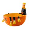 Transpac 7.25 In Spider & Pumpkin Candy Bowl Fangs Entertaining Candy Dishes - 3 of 3