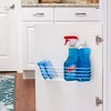 Short Door Mount Cabinet Organizer, Steel Wire Frame, White Powder Finish, Hardware Included, Versatile, Mounts to Cabinet Door - 2 of 4