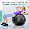 Toyzone World Black Thick Anti-Slip Yoga Pilates Ball - 2 of 3