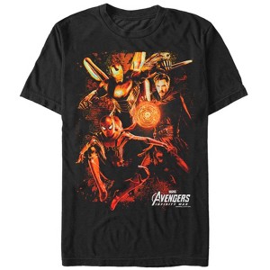 Men's Marvel Avengers: Infinity War Group Glow T-Shirt - 1 of 4