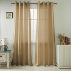 RT Designer Collection Nancy Grommet Luxurious Modern Design Curtain Panel 54" x 95" Gold - 2 of 4