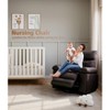 Oversized Recliner Chair with 360° Swivel, Rocking Function, Featuring Massage and Remote Control Included for Living Rooms Bedrooms, Beige - 2 of 4