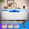 Jojoka 10 Drawer Dresser TV Stand for 65 70 75 Inch TV, 63" W Long Fabric Dresser Entertainment Center - 3 of 4