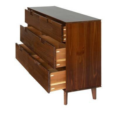 Buy MidCentury Modern Groove Wood 6 Drawer Dresser Saracina Home