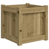 vidaXL Garden Planter 15.7"x15.7"x15.7" Impregnated Wood Pine - 2 of 4