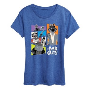 Women's - The Bad Guys - Mr. Wolf and Friends Collage Short Sleeve Graphic T-Shirt - 1 of 4
