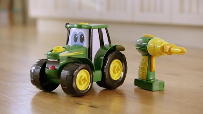 John Deere Build-a-Johnny Tractor Toy - Kids 18 Mo Up - Toy Drill - Brand  New!