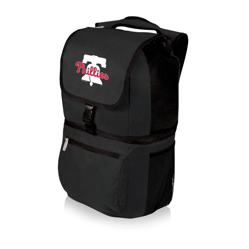 MLB Philadelphia Phillies Zuma Backpack Cooler - Black, 1 of 4
