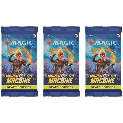 MAGIC THE GATHERING 3 Packs Magic: the Gathering Draft Booster Pack Lot MTG March of the Machines