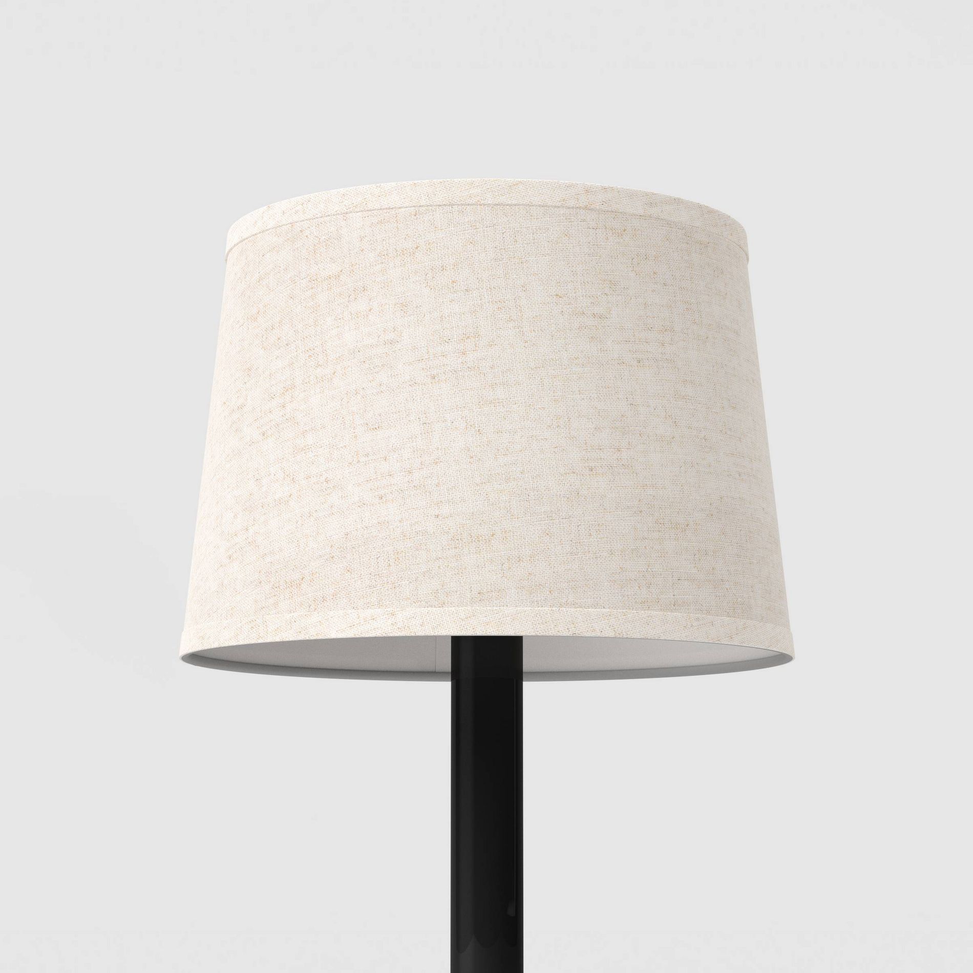 9" Textured Trim Lamp Shade Cream - Threshold™