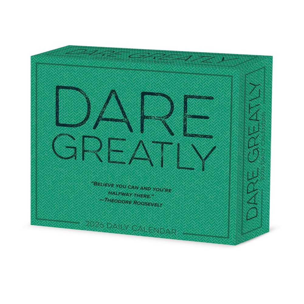 Willow Creek Press 2026 Dare Greatly Box Calendar