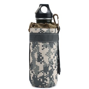 BABYYER Water Bottle Holder Bag Nylon Camouflage Waterproof Water Bottle Carrier for Camping Hiking Travelling - 1 of 4