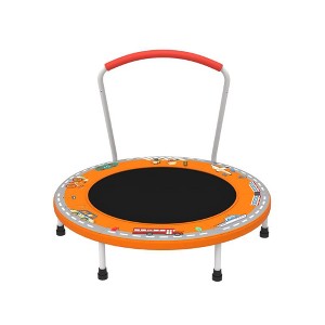 Jump Into Fun 36inch Mini Trampoline for Kids Ages 1-6 Indoor Outdoor Trampoline with Handle Fun for Kids - 1 of 4
