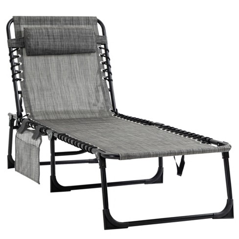 Outdoor folding reclining beach sun patio store chaise lounge chair pool lawn lounger