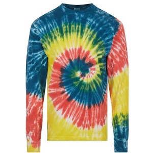 DARESAY Long Sleeve Tie Dye T-Shirt, For Men, Women And Teens (Up to 5XL) - 1 of 4