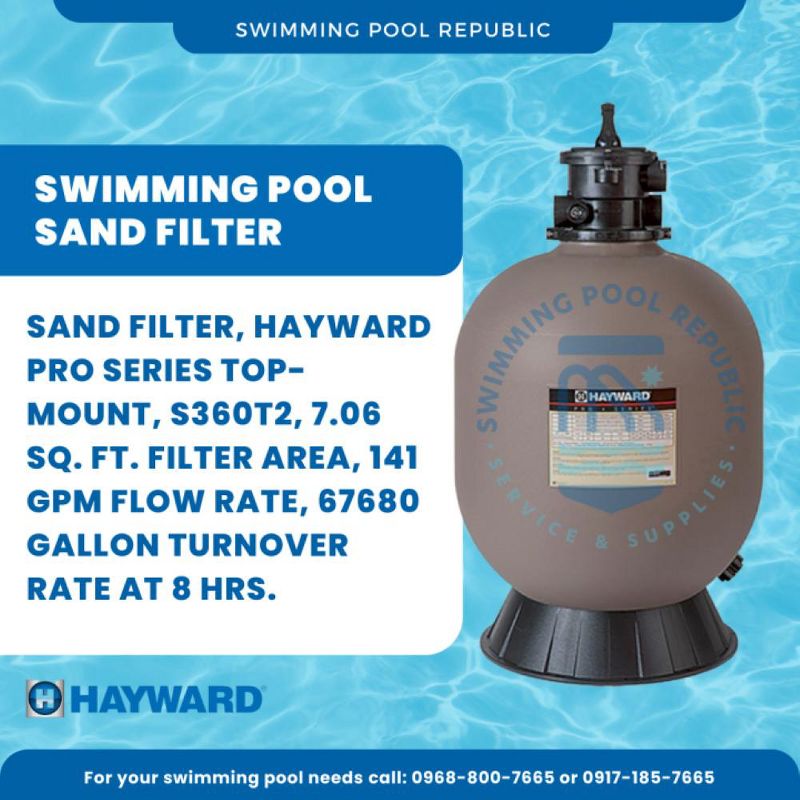 Hayward W3S270T ProSeries Sand Swimming Pool Filter 27-Inch Top-Mount With Valve, 2 of 6