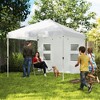 Aghana Digitals 10x10 Pop Up Canopy Tent, UPF50+ Instant Sun Shelter with Sidewall Storage Pockets, - 3 of 4