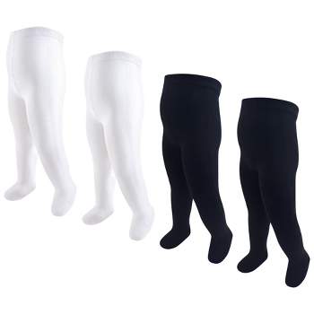 Black/White Toddler 2-Pack Black & White Leggings Set