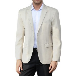 Men Sport Coats Big and Tall Blazers for Men Business Casual Suit Jacket Regular Fit Fashion Lightweight - 1 of 4