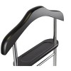Proman Product VL17028 with Wooden Hanger, Tray & Trouser Bar Valet Stand, Black - 3 of 4