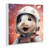 Stupell Industries Astronaut Mouse Portrait, 12" x 12" - 3 of 4