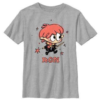 Boy's Harry Potter Ron Starry Cartoon T-Shirt