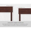 AFI Furnishings Orlando Full Platform Bed with Open Footboard and Turbo Charger in Walnut - 2 of 4