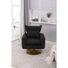 Grungis Upholstered Accent Chair with Wood Frame,29.9"W Linen Swivel Chair for Bedroom,Reading Room - 2 of 4
