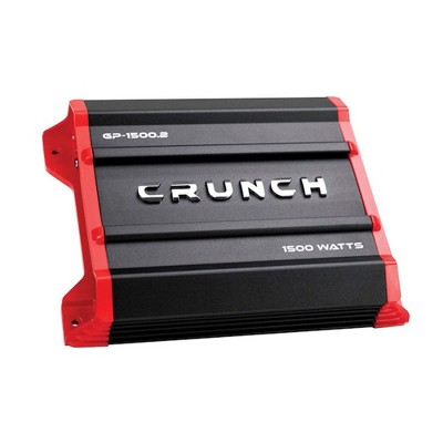 CRUNCH 1500 Watt Ground Pounder Two Channel Car Audio Amplifier GP1500.2