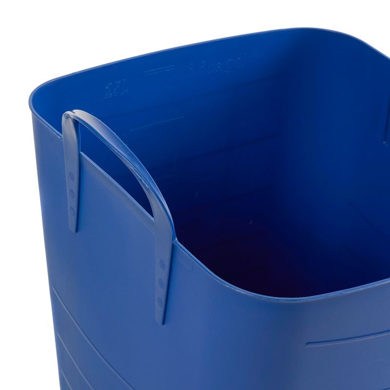 Life Story Tub Basket 6.6 Gallon Plastic Storage Tote Bin with Handles (6 Pack), 5 of 7