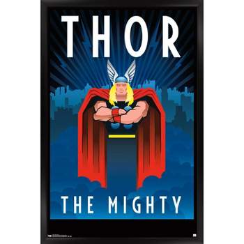 Trends International Marvel Comics - Thor - Art Deco Framed Wall Poster Prints