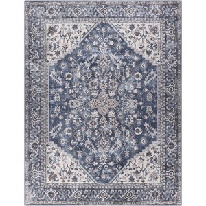 Nicole Curtis Machine Washable Series 1 Vintage Medallion Area Rug - 1 of 4