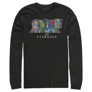 Men's Marvel Eternals Silhouettes Long Sleeve Shirt - 1 of 4