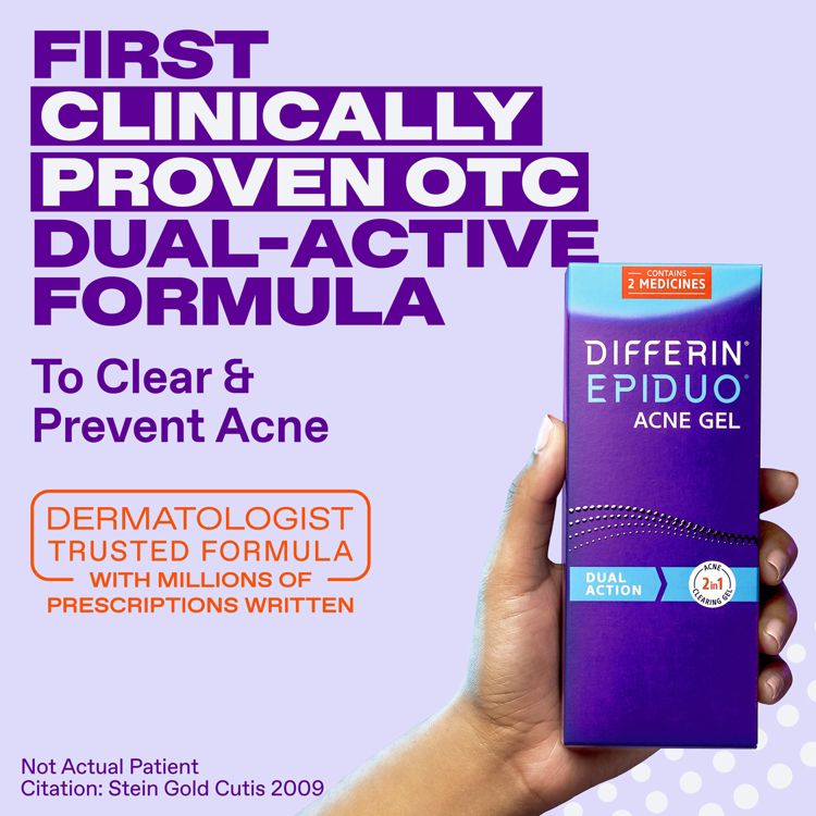 Differin Epiduo Acne Gel Adapalene & Benzoyl Peroxide Acne Treatment, 3 of 10