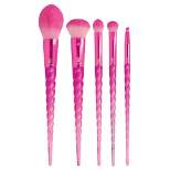MODA Brush Mythical Wild Blush 5pc Makeup Brush Kit, Includes Blush, Complexion, and Crease Makeup Brushes