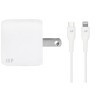 Monoprice iPhone Pro Charging Bundle - MFi Certified 1.2m (4ft) Rapid Charge Cable and 20W 1-port PD GaN Technology Charger White for iPhone - 3 of 4
