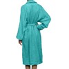 100% Cotton Ultra-Soft Terry Adult Unisex Lightweight Luxury Bathrobe by Blue Nile Mills - 4 of 4