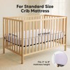 KeaBabies 2pk Soothe Waterproof Fitted Crib Sheets for Girl, Boy, 100% Organic Soft Cotton Crib Mattress Protector Sheet - 2 of 4