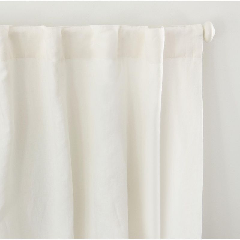 100% French Linen Window Curtain Set | BOKSER HOME, 2 of 9