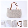 REGALWOVEN Handcrafted Odorless Cotton Rope Storage Basket with Handles and Divider 2 Pcs - 3 of 4