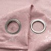 RT Designer Collection Cosmo Shimmer Jacquard Grommet Curtain Panel 54" x 84" Blush - 3 of 4