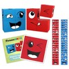 PICASSO-TILES 8 PC Mix and Match Emoticon Magnetic Building Puzzle Cubes Set for Kids Ages 3+ - 2 of 4
