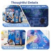 Kids Tents Toddlers Play Tent Blue Glow-in-The-Dark Space Rocket Ship Pop Up Tent Indoor Outdoor Playhouse Tent Kid Birthday Christmas Gift Aged 2-8 - 3 of 4